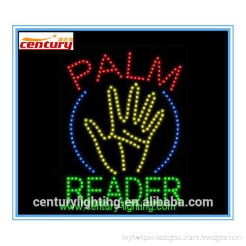 palm reader animated led sign